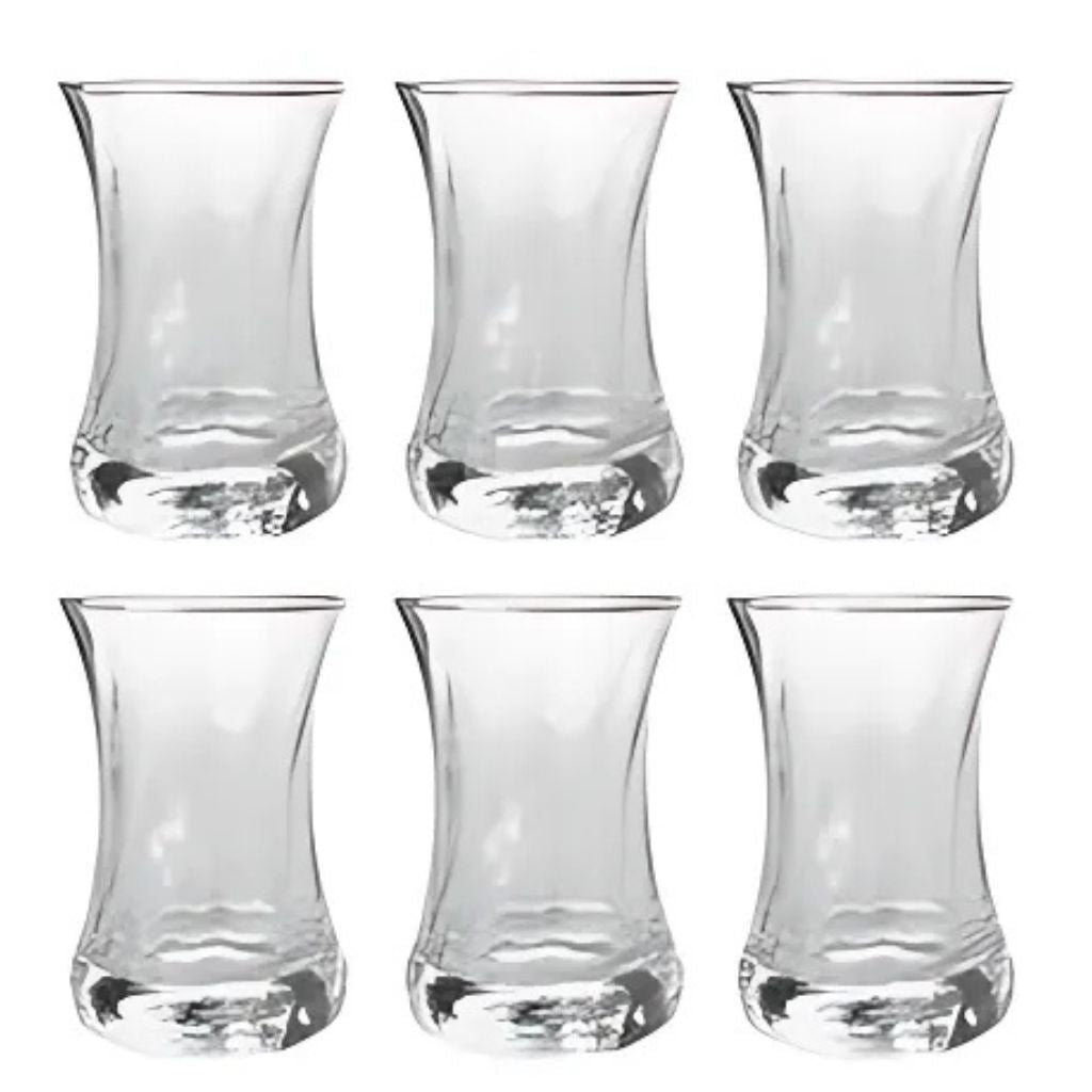 Sachi Lima Twist Turkish Glasses 6pc
