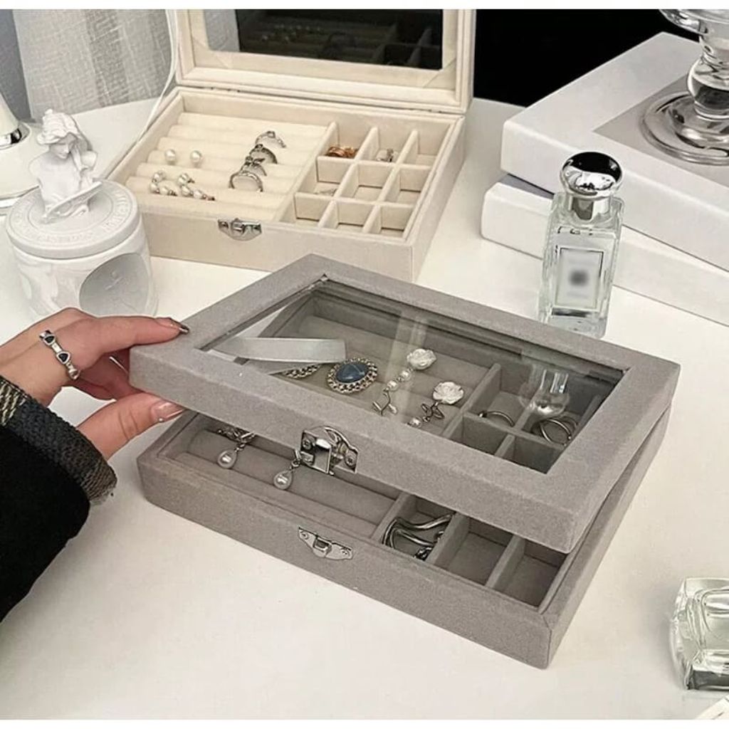 Velvet Jewellery Box