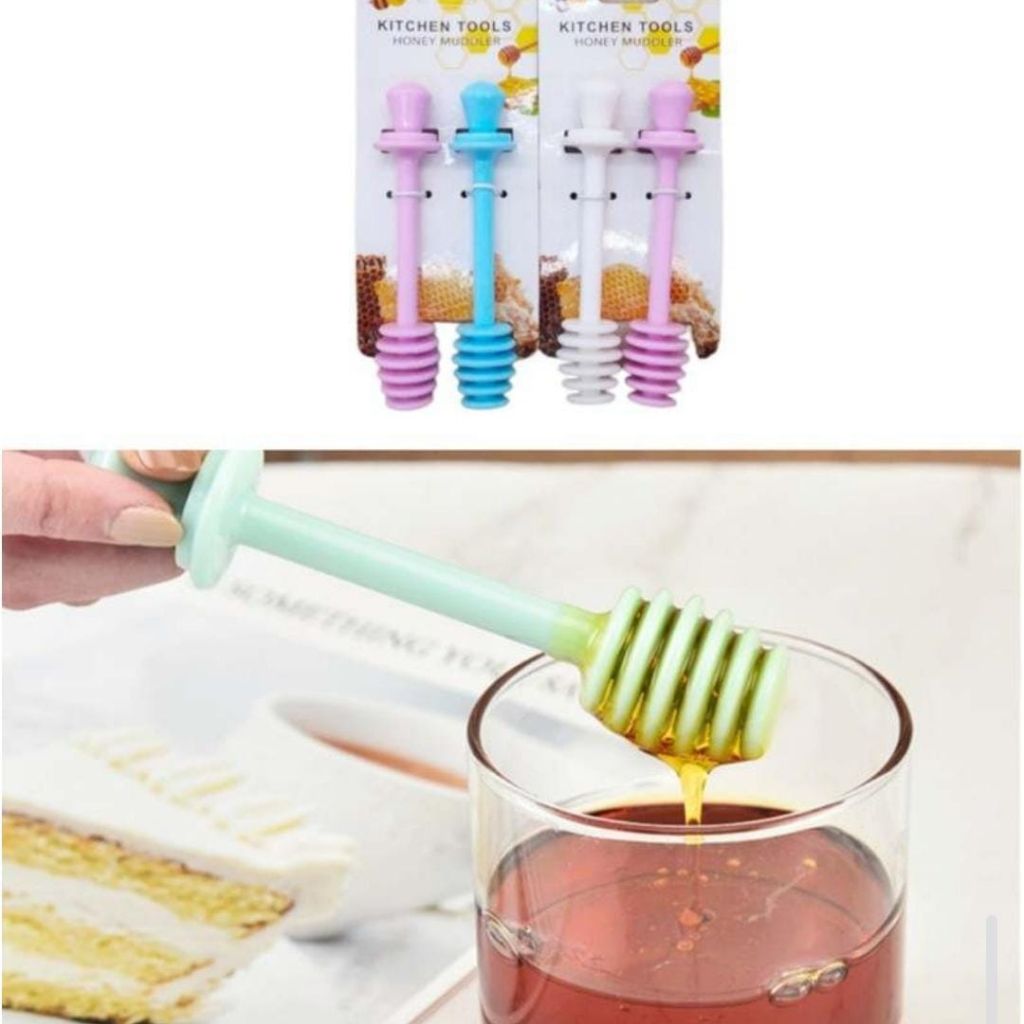 2pc Plastic Honey Dipper