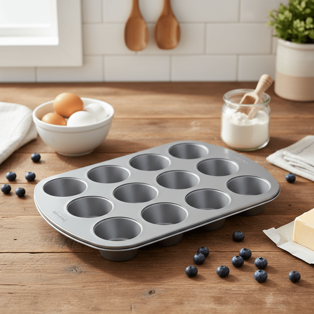12 Cup Non Stick Muffin Pan 39.5x28.8x3.5cm