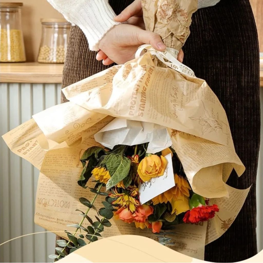 50pc Plain Parchment Paper - 40x40cm