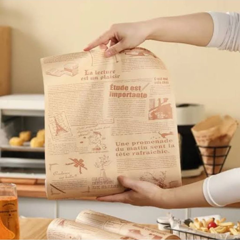 50pc Plain Parchment Paper - 40x40cm