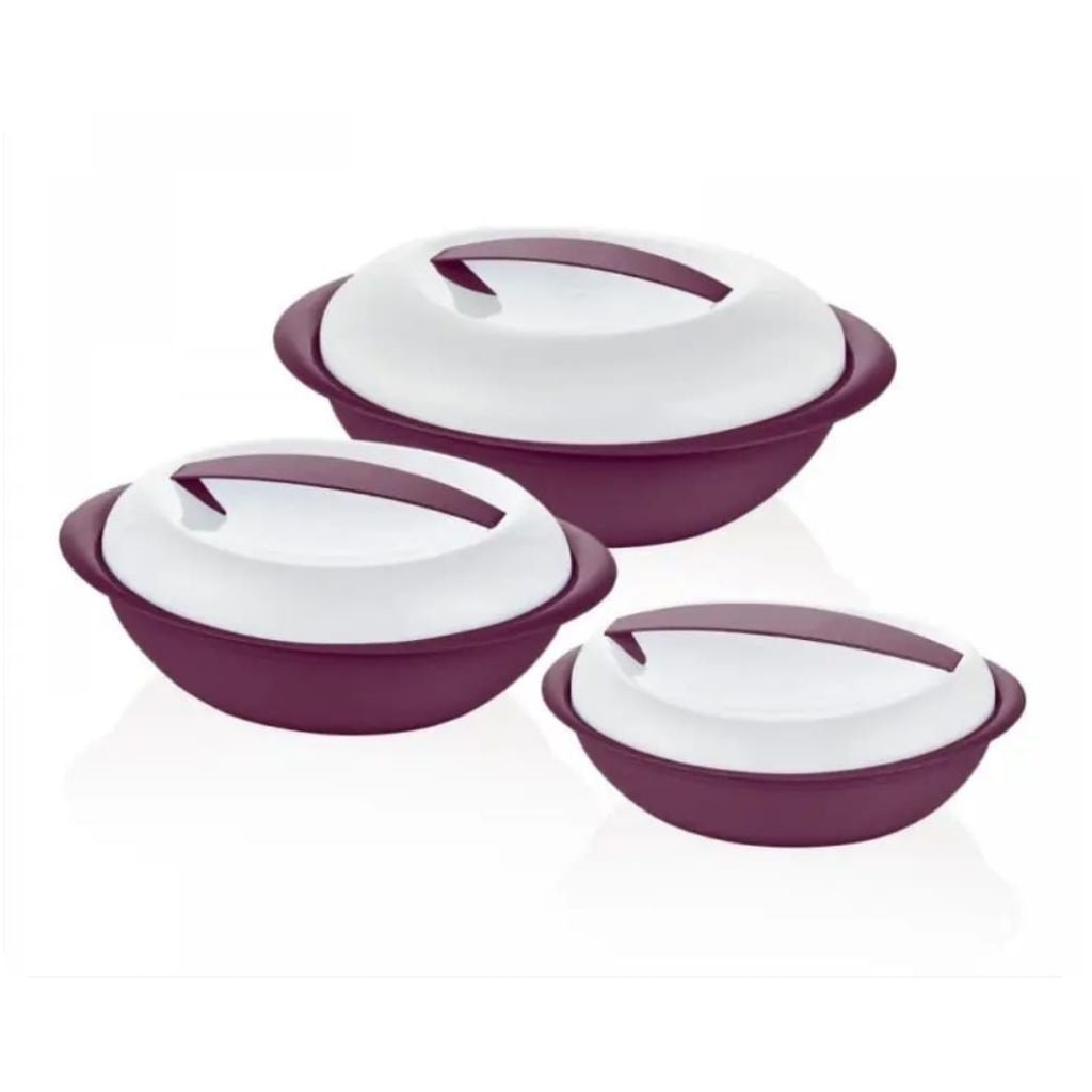 Bager 3pc Smart Oval Plastic Pot Set