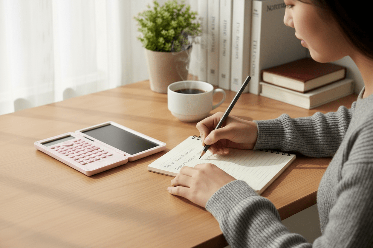 2 In 1 Scientific Calculator With Writing Pad Lifestyle