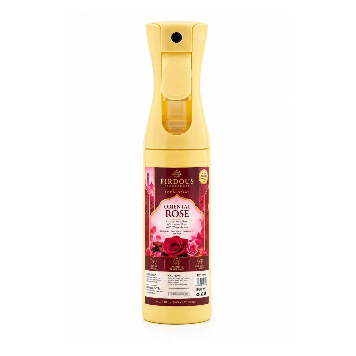 250ml Firdous Room Spray – Long Lasting Home Fragrance & Air Freshener