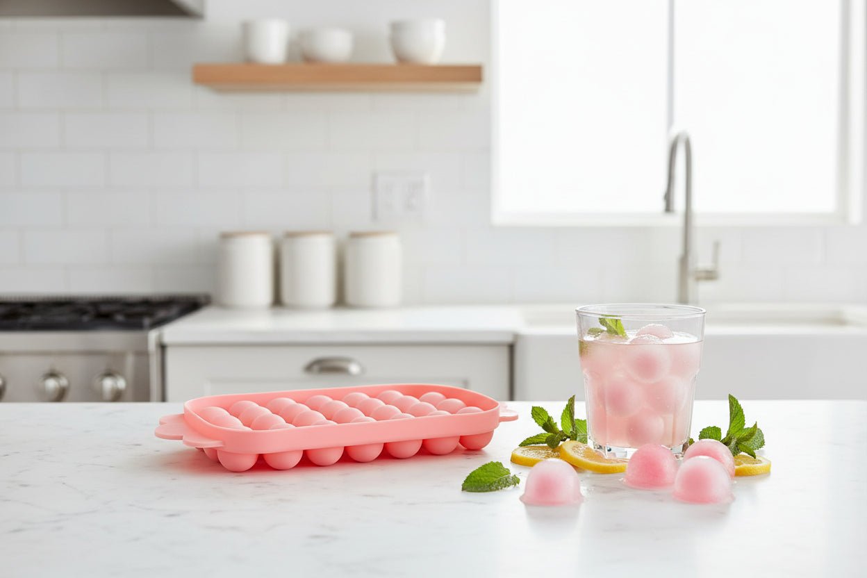 26 Slot Ice Ball Tray – Round Ice Cube Mold for Freezer