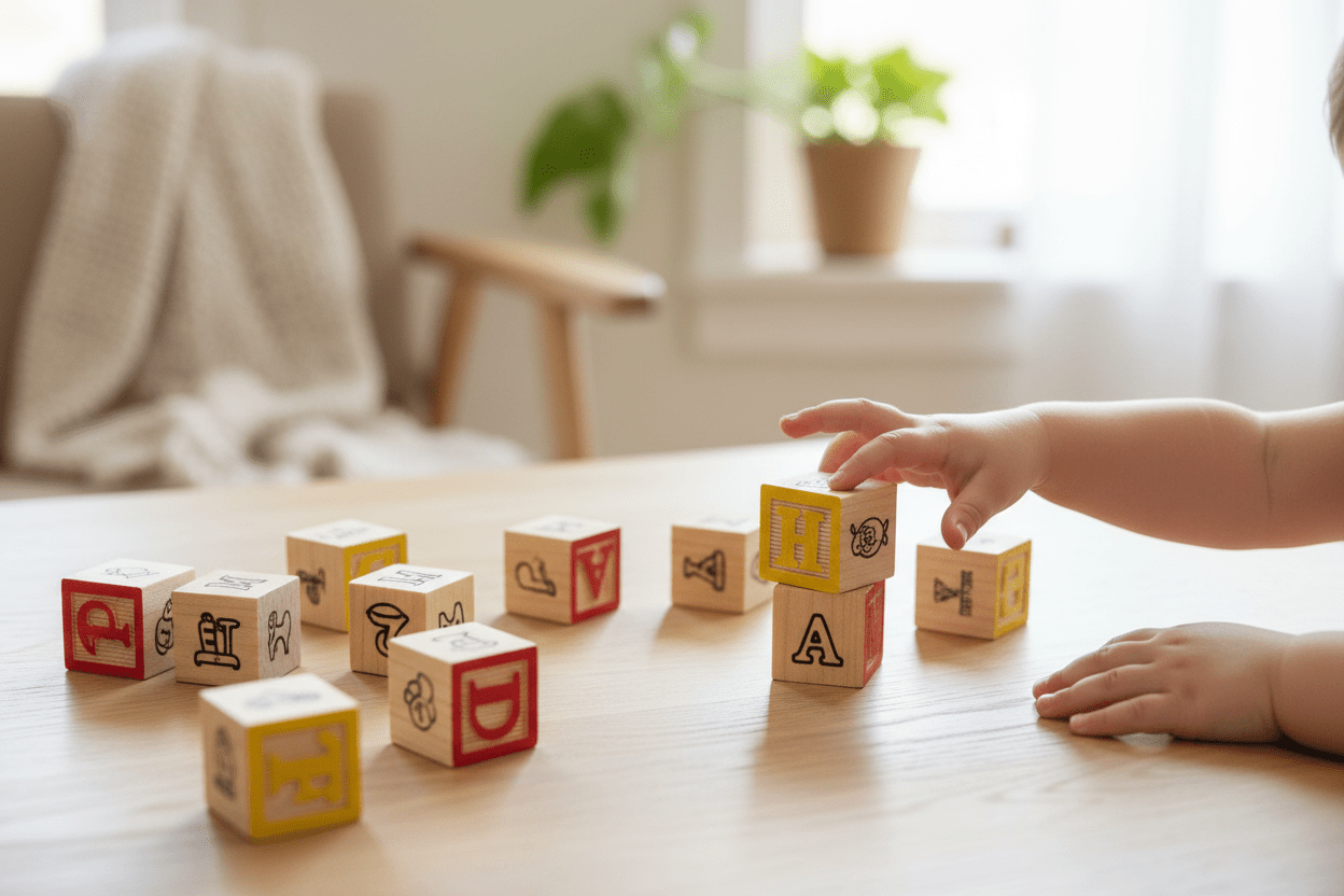 27pc Wooden Alphabet Blocks