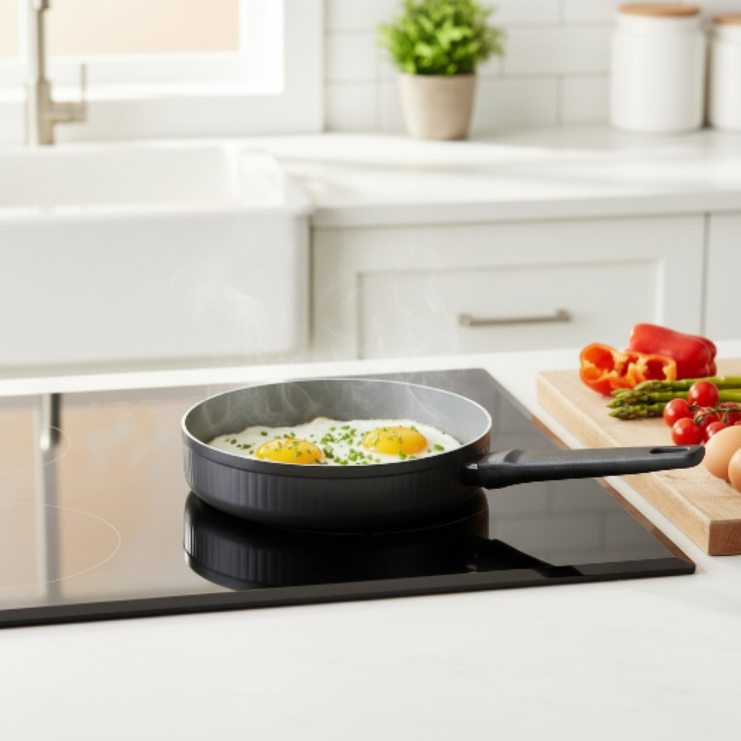 28cm Danny Home Aluminum Non-Stick Frying Pan Induction Compatible