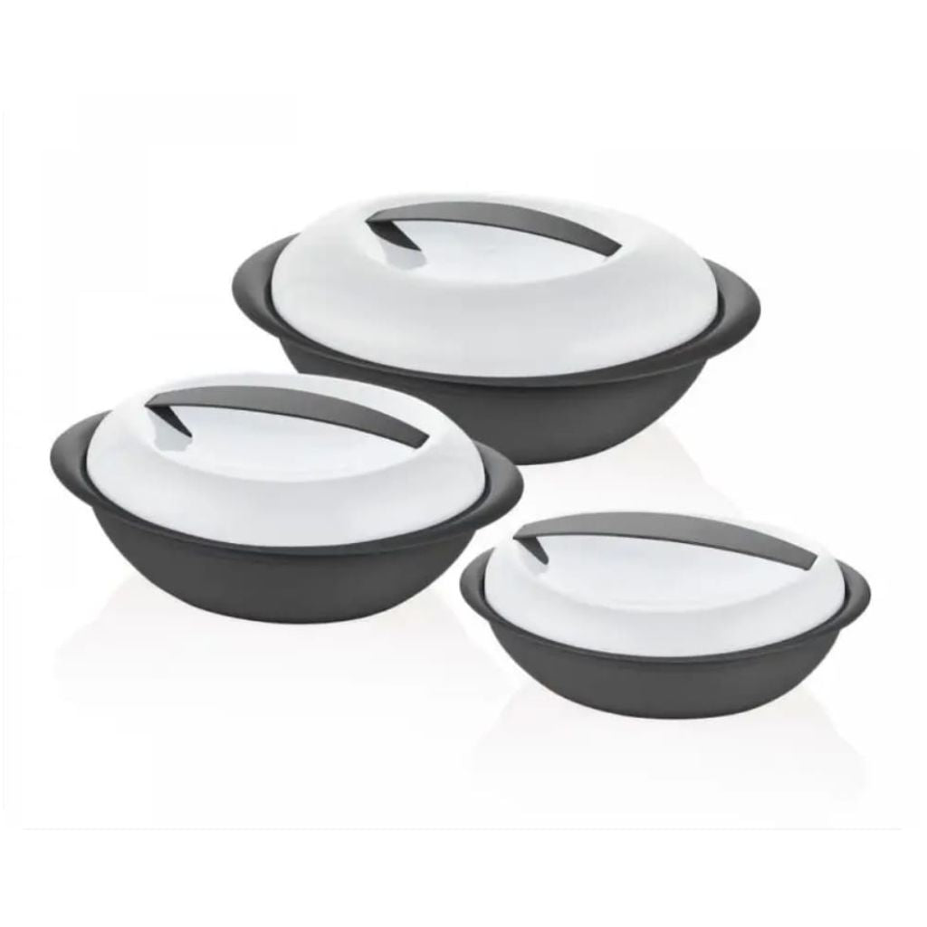 Bager 3pc Smart Oval Plastic Pot Set