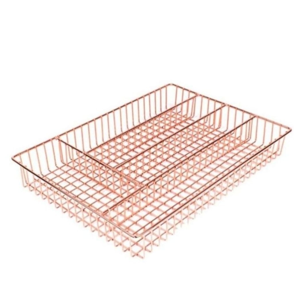 Rose Gold Cutlery Tray -Single