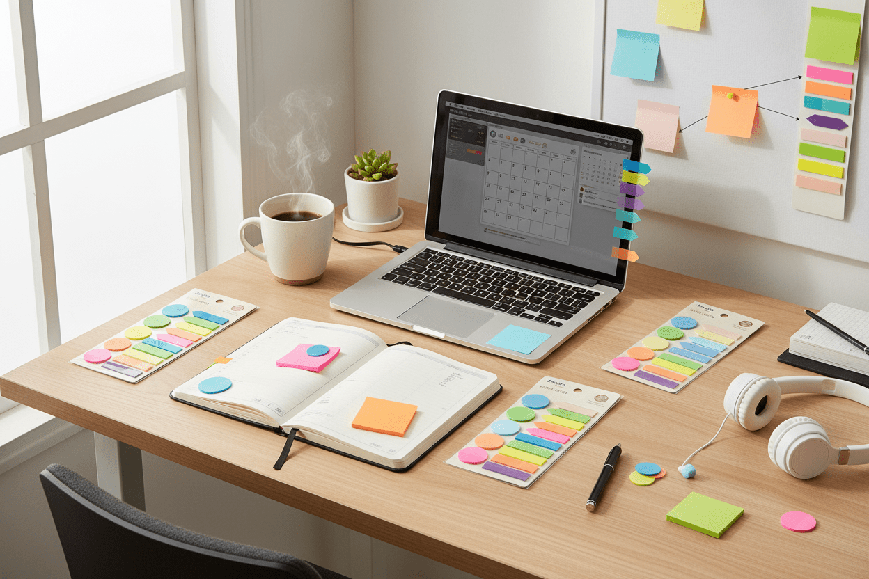 300pc Assorted Sticky Notes