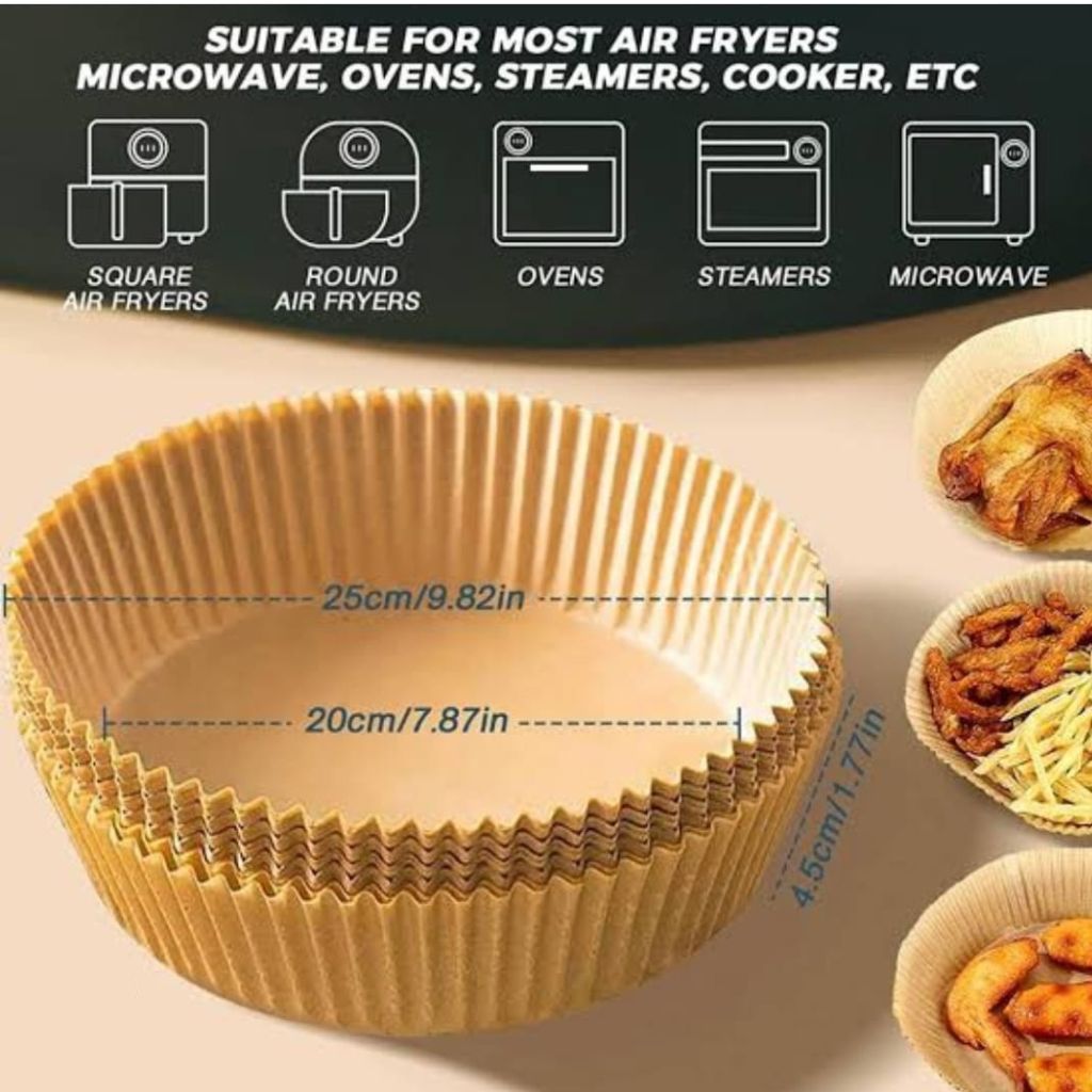 Disposable Double sided AirFryer liners - Large