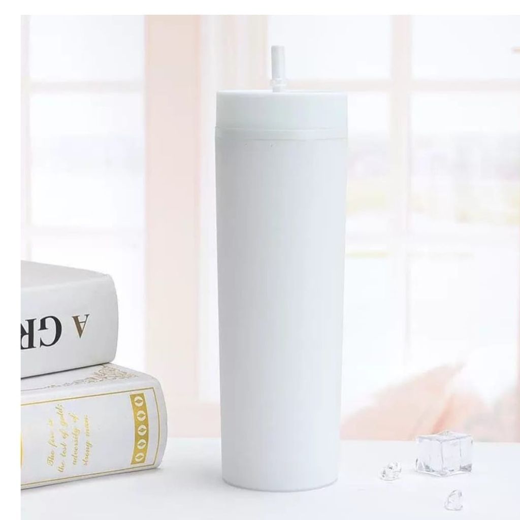 Skinny Travel Cup With Straw