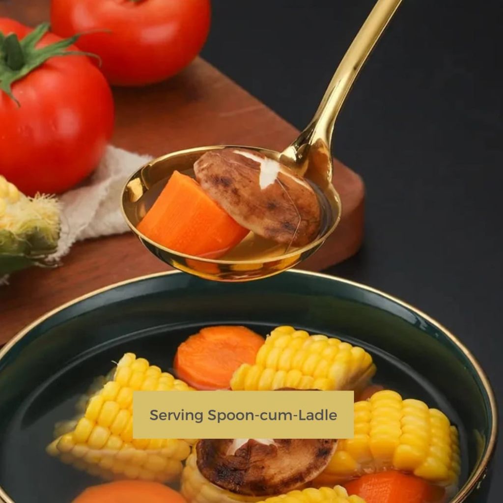 Gold Serving Spoons