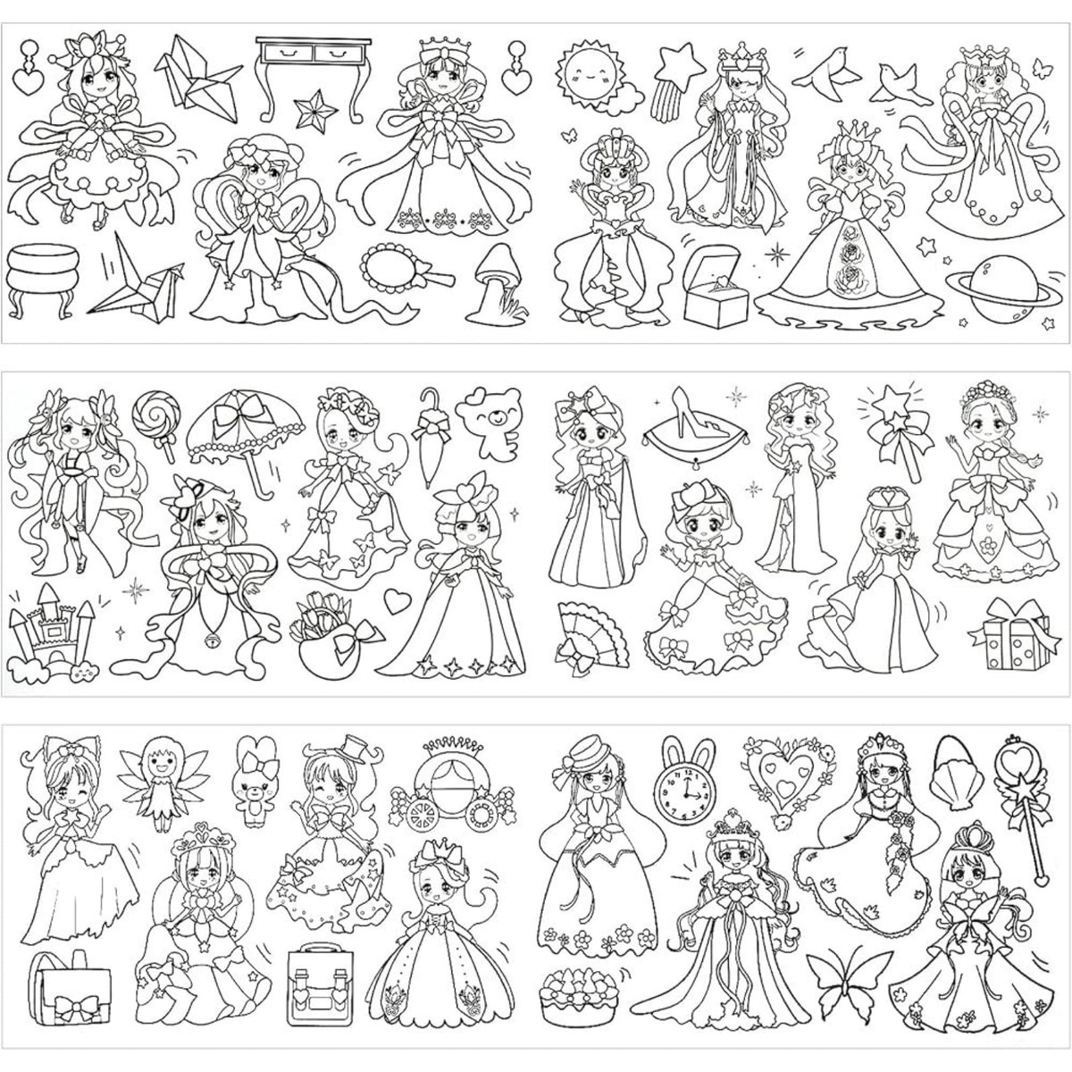 3m Doodling Picture Roll for Children – Colouring Activity Roll with Continuous Design