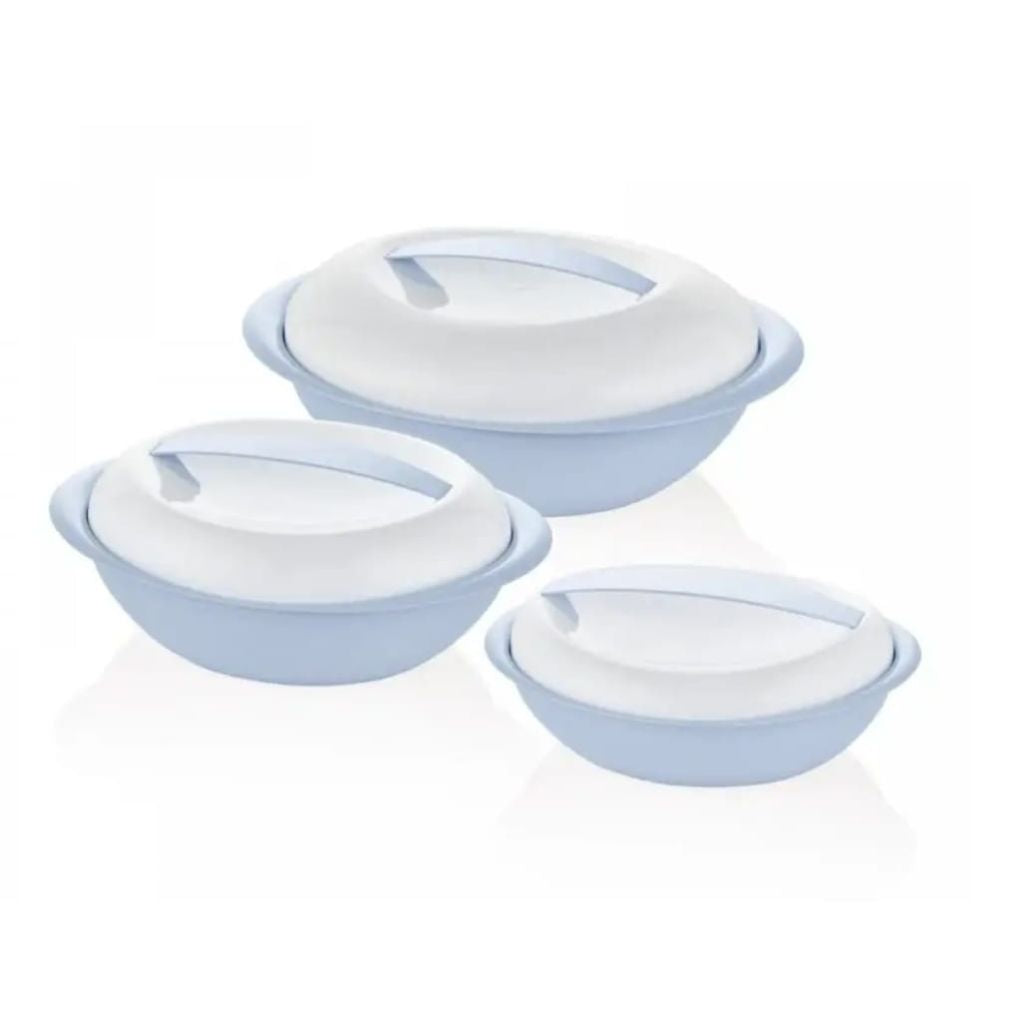 Bager 3pc Smart Oval Plastic Pot Set