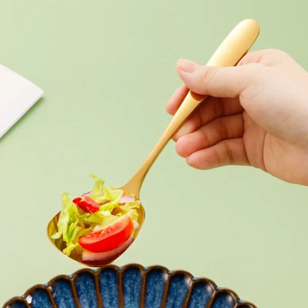 Gold Serving Spoons