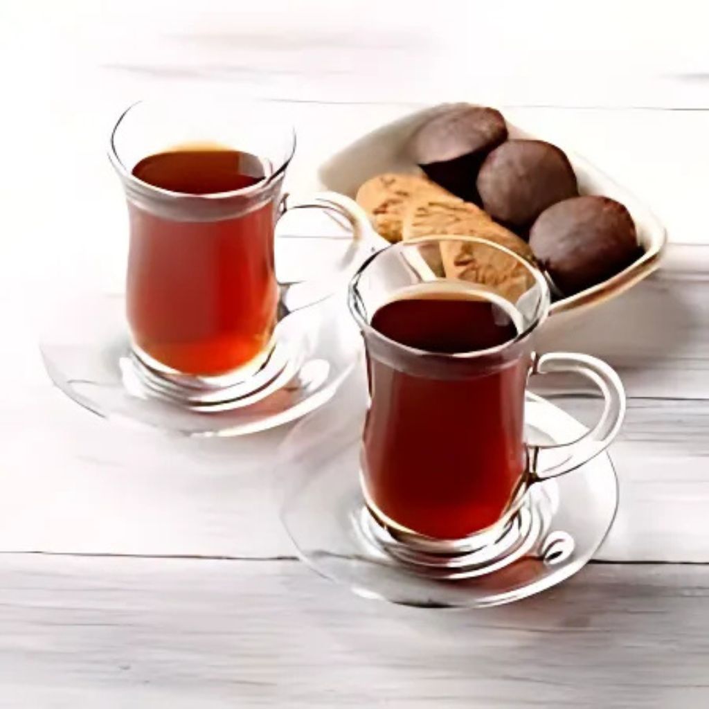12pc Goljam turkish Cup and Saucer Set