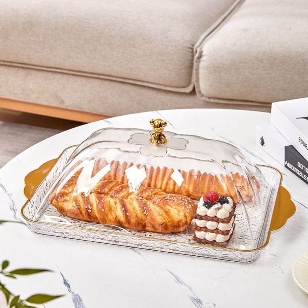Perspex Rectangle Cake Dome