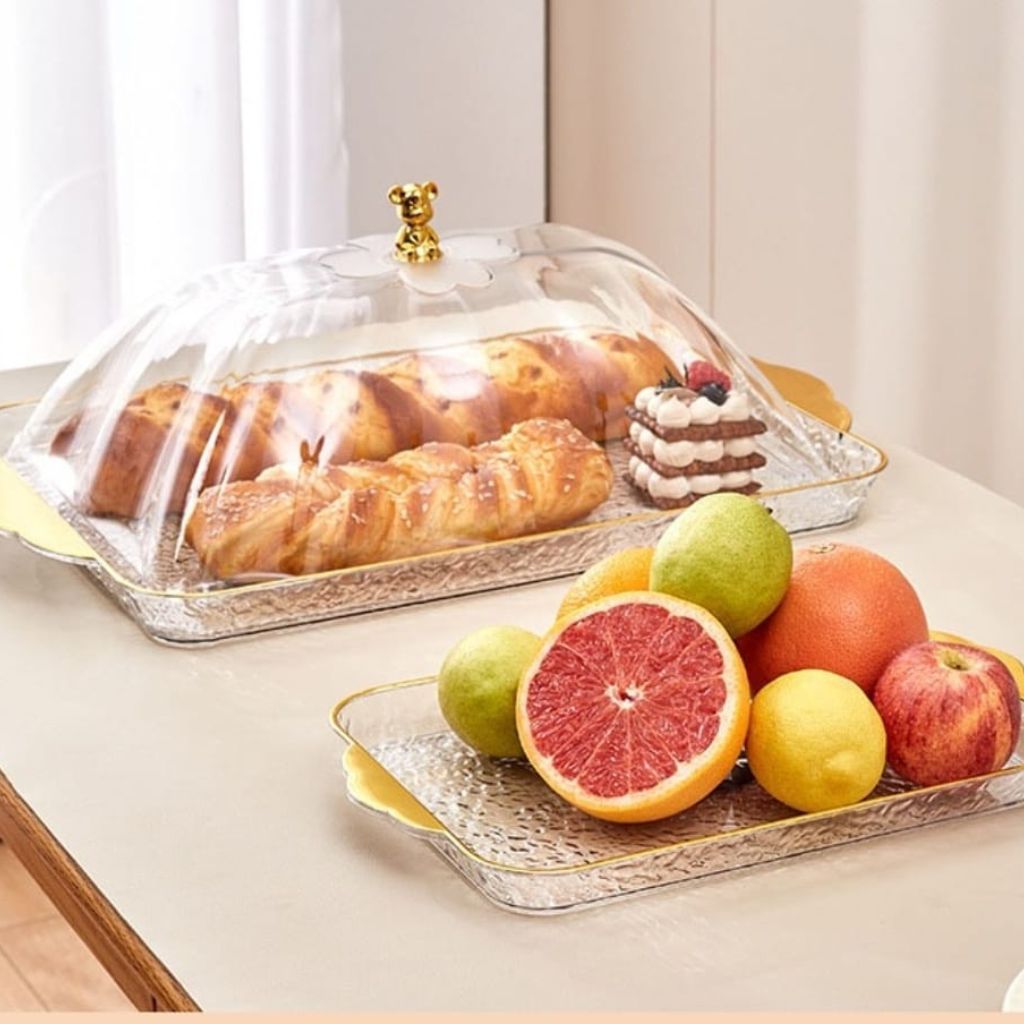 Perspex Rectangle Cake Dome