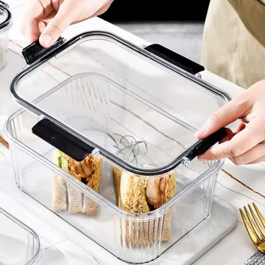 3pc Acrylic Fridge Storage