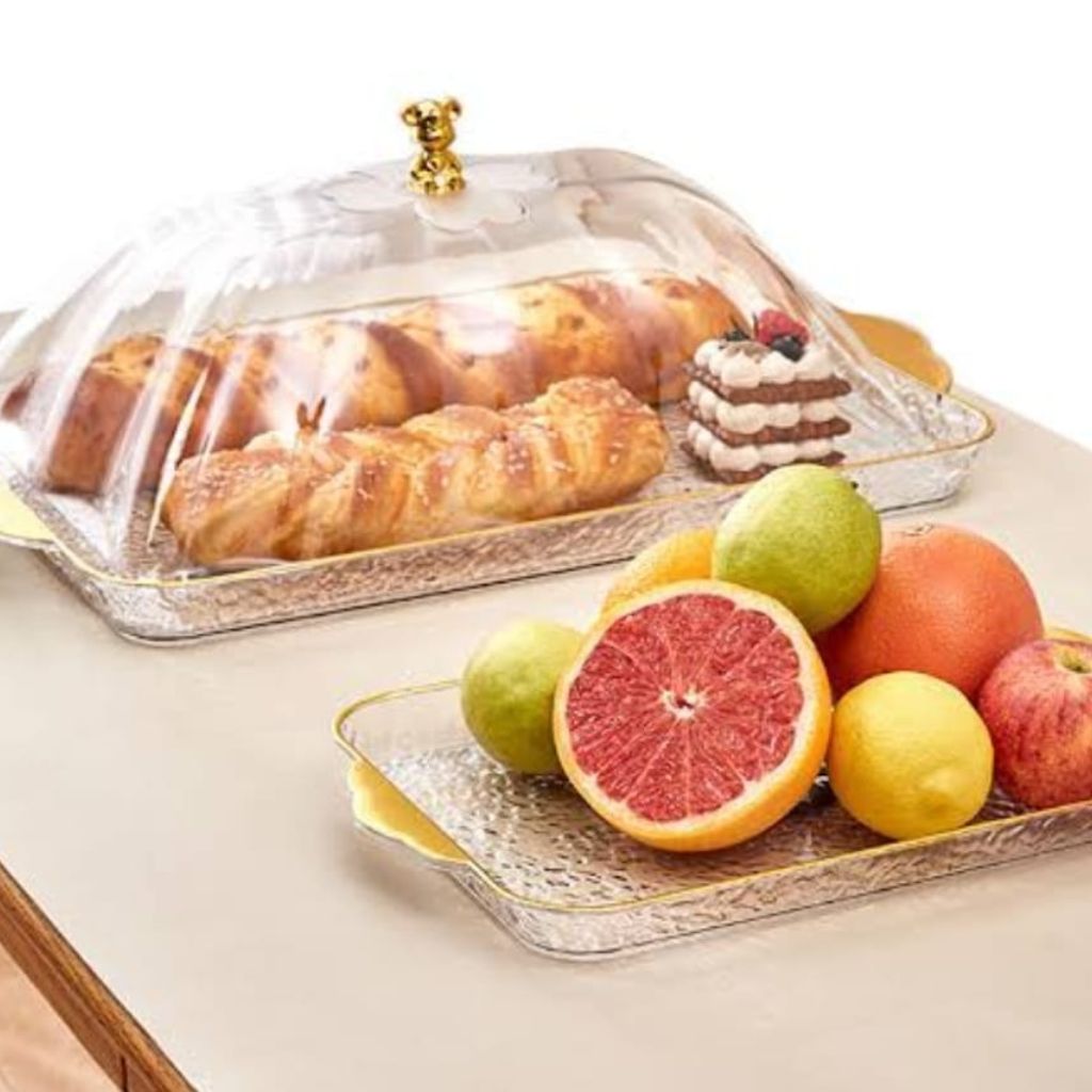 Perspex Rectangle Cake Dome