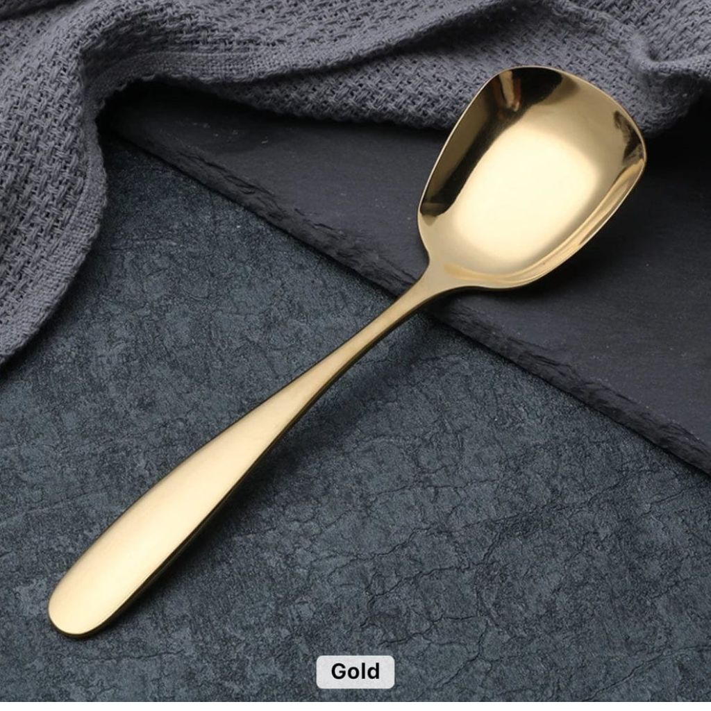 Gold Serving Spoons