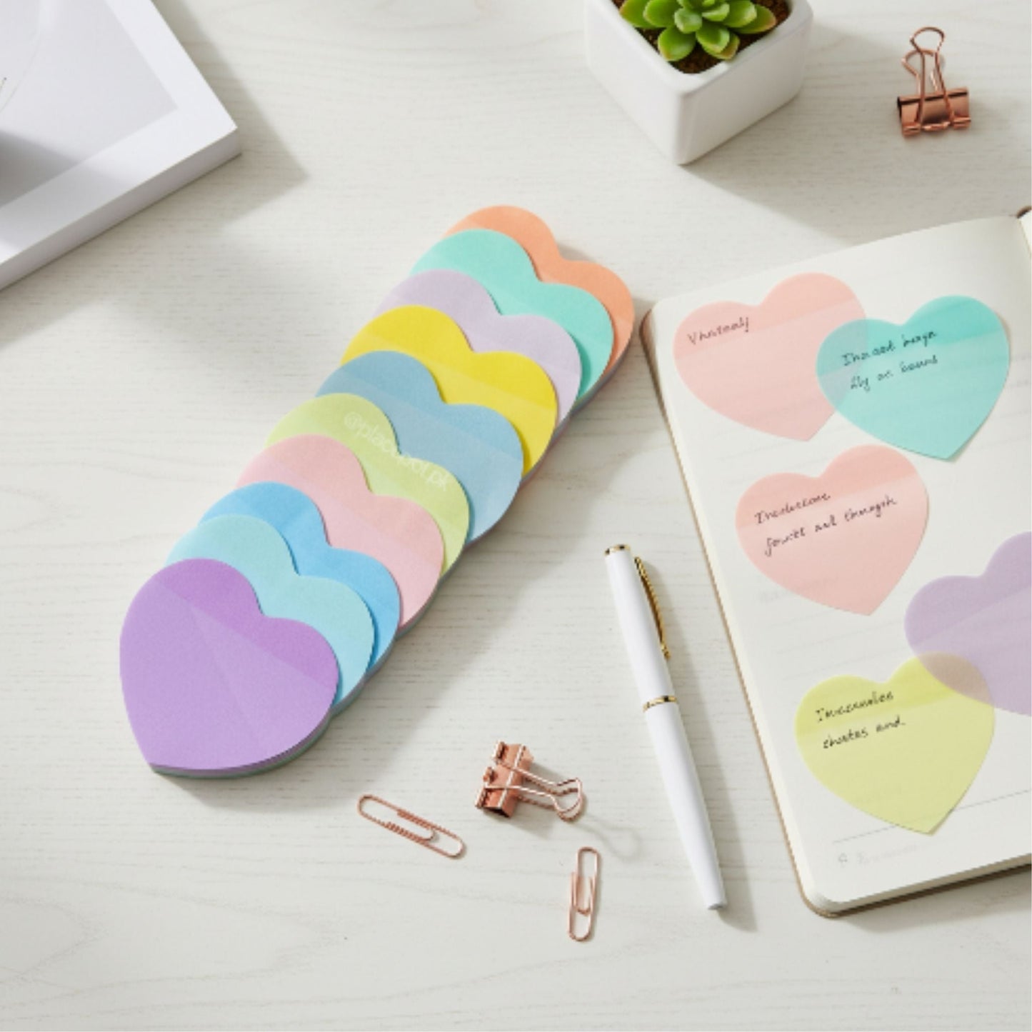 70pc Transparent Sticky Notes