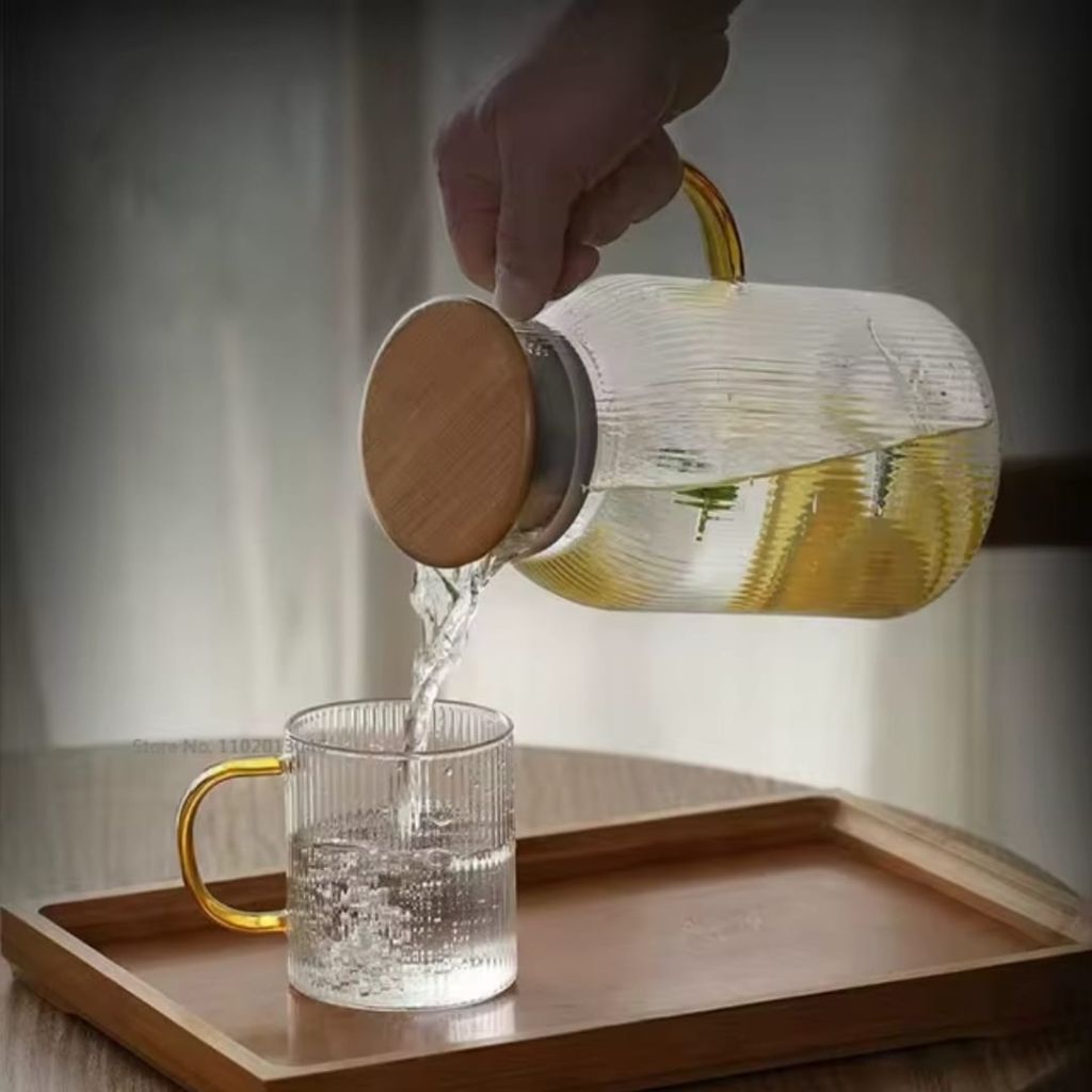 Bamboo Lid Teapot 1.8L