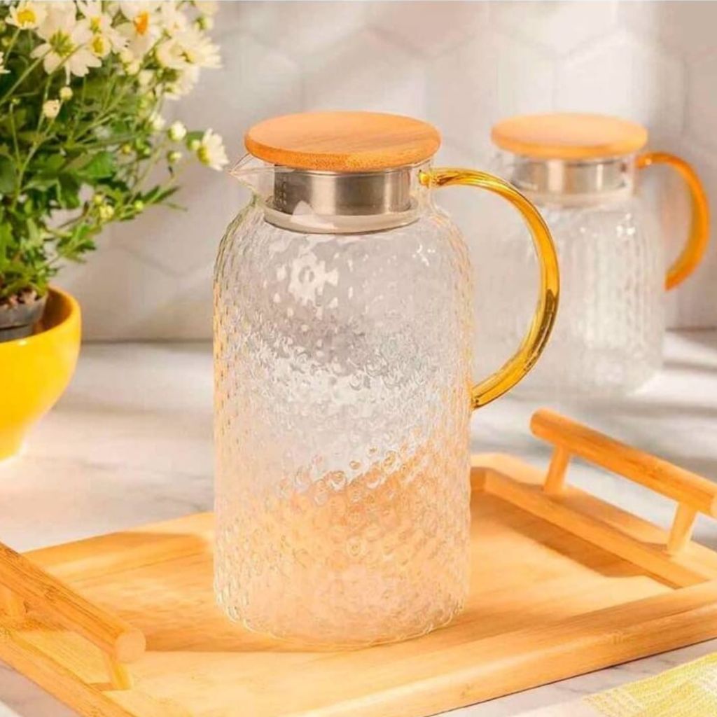 Bamboo Lid Teapot 1.8L