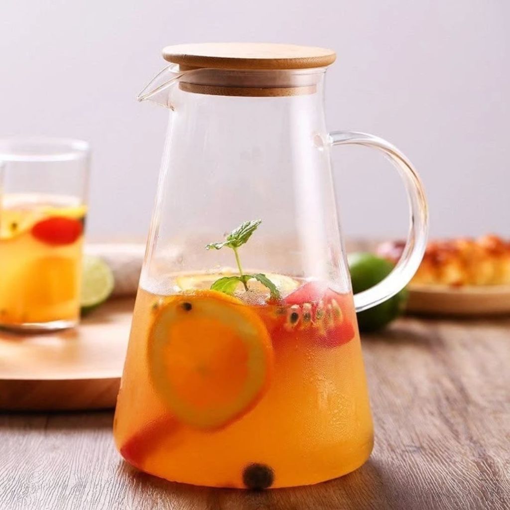 Bamboo Lid Teapot 1.8L