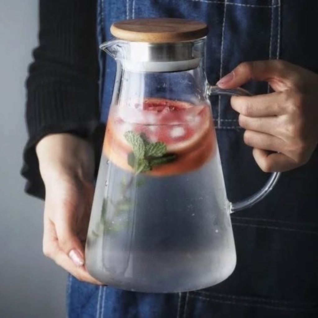 Bamboo Lid Teapot 1.8L