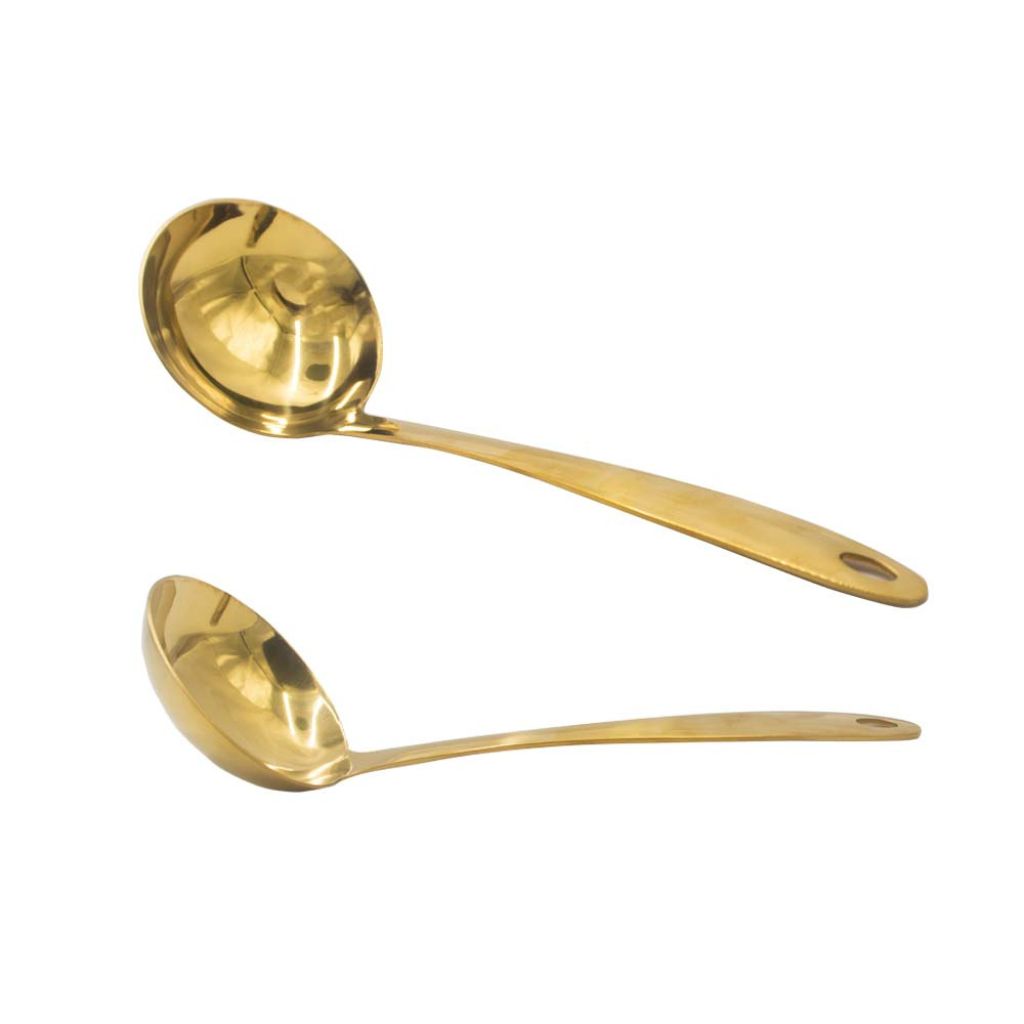 Gold Serving Spoons
