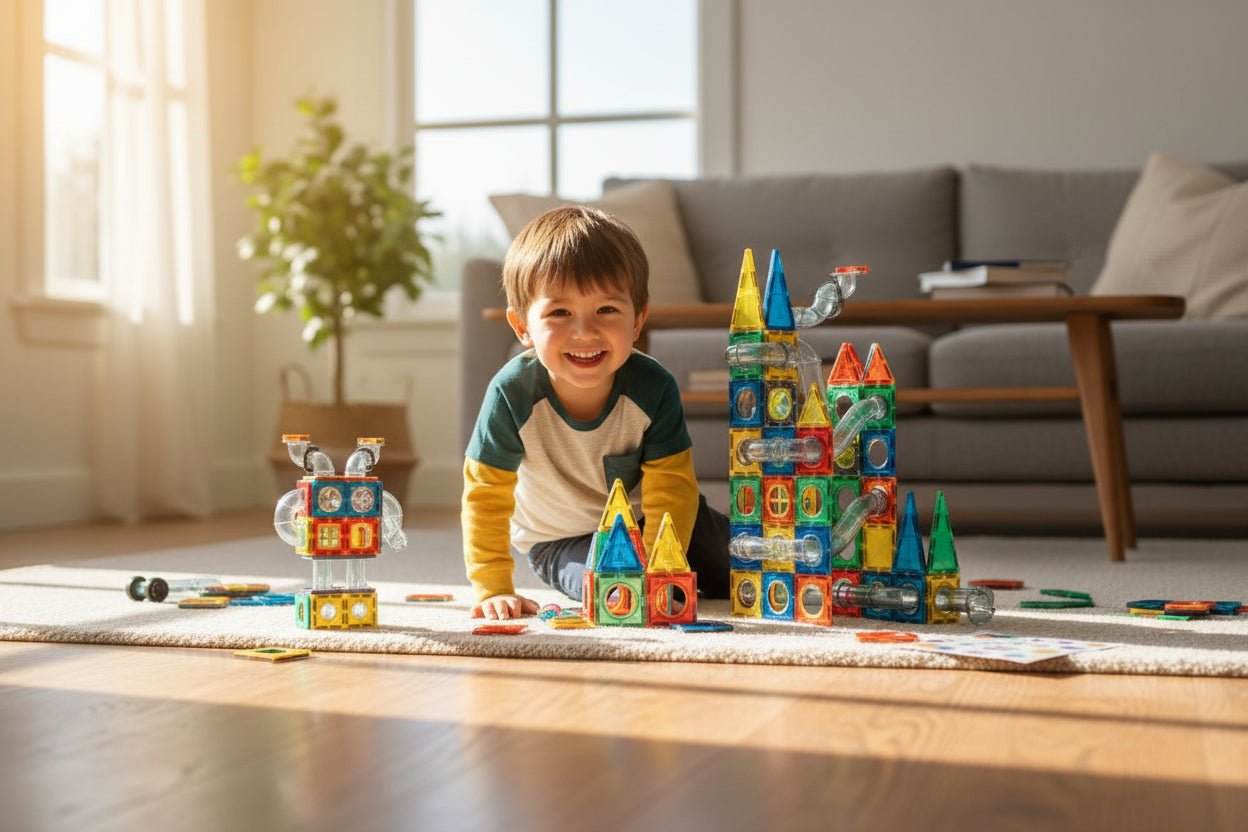 97pc Magnetic Building Blocks
