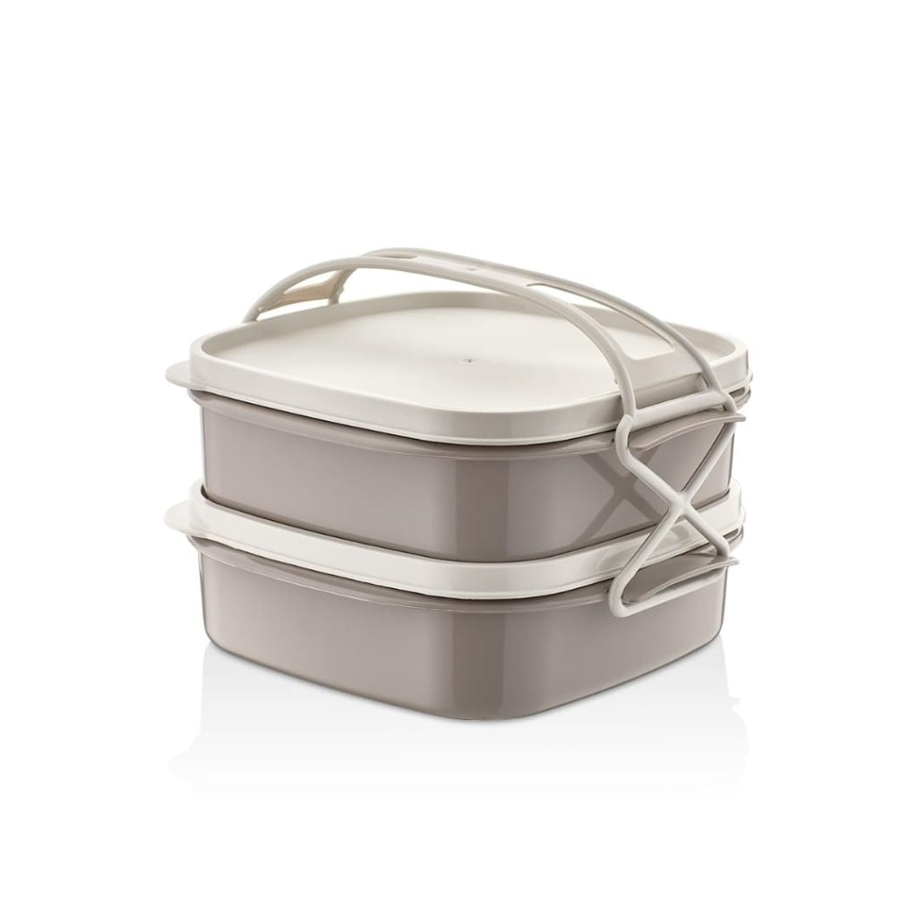 Qlux Tetra 2 Layer Lunch Box