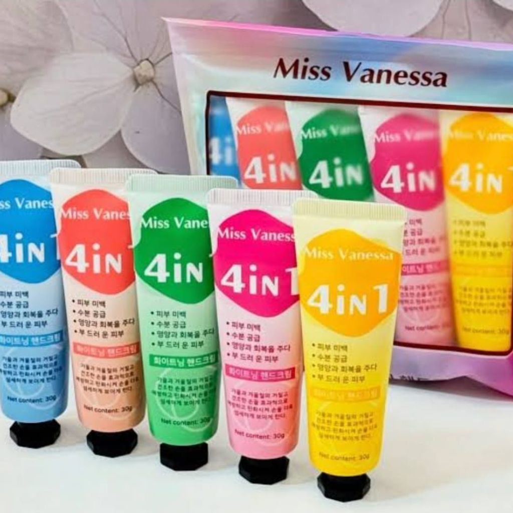 5pc 4 in 1 Hand Cream 30g x5