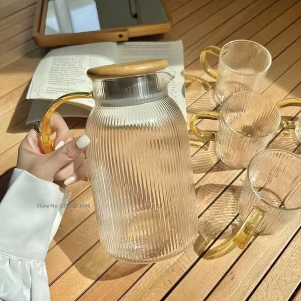 Bamboo Lid Teapot 1.8L