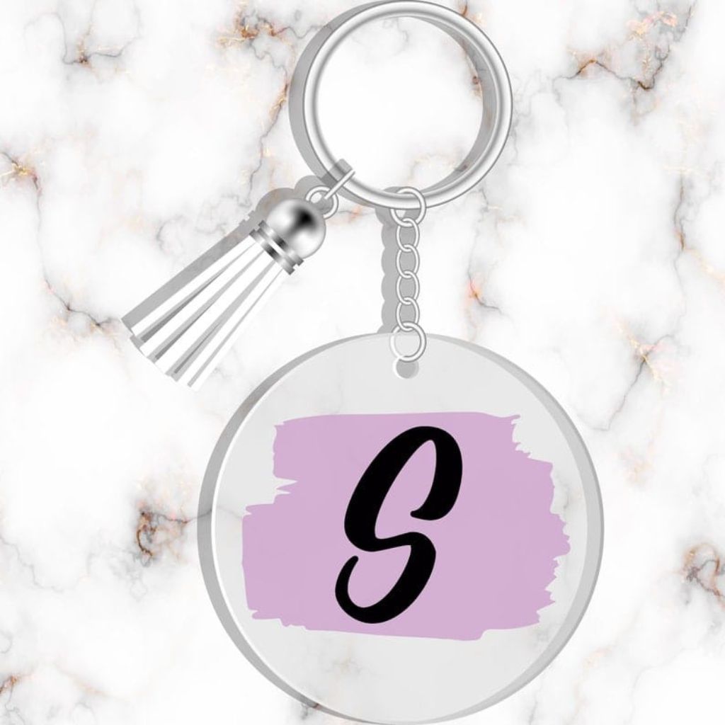 Acrylic Personalized Key Ring