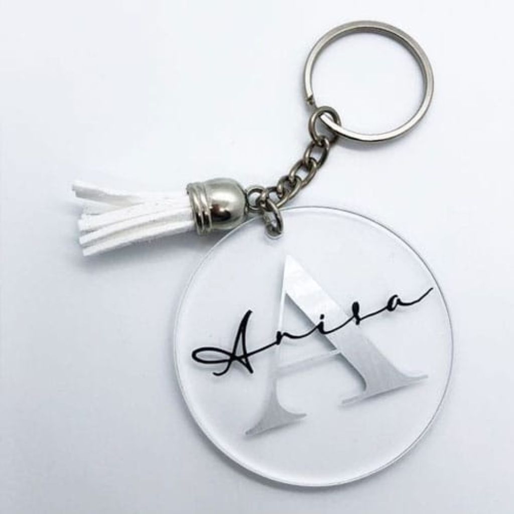 Acrylic Personalized Key Ring