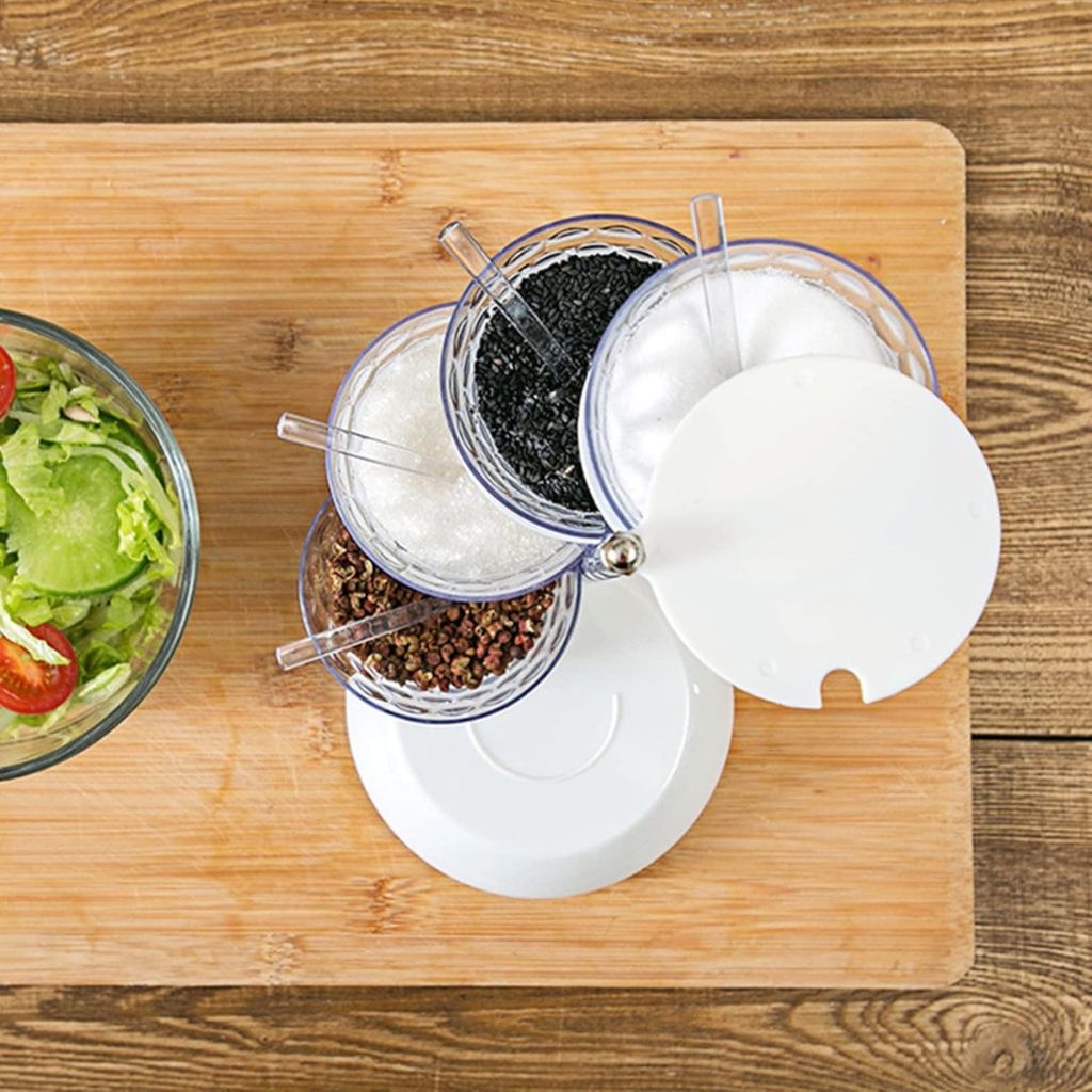 4 Layer Rotatable Seasoning Box