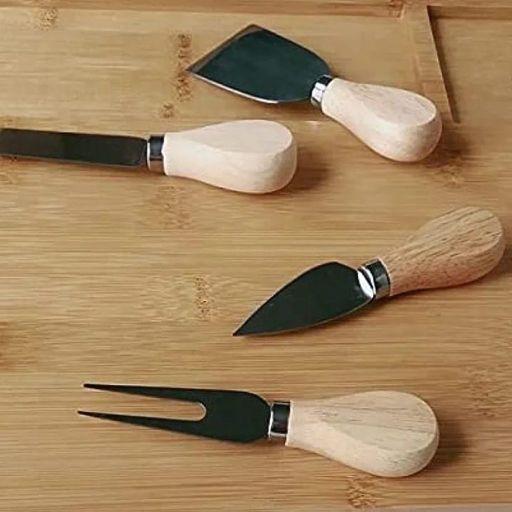 Large Cheese Board with Knife Stand