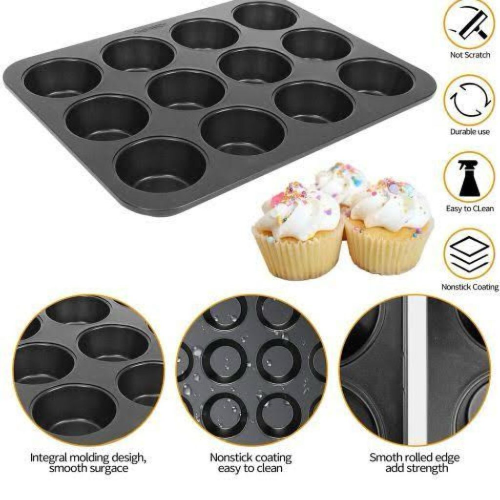 Non Stick 12 Cup Muffin Pan
