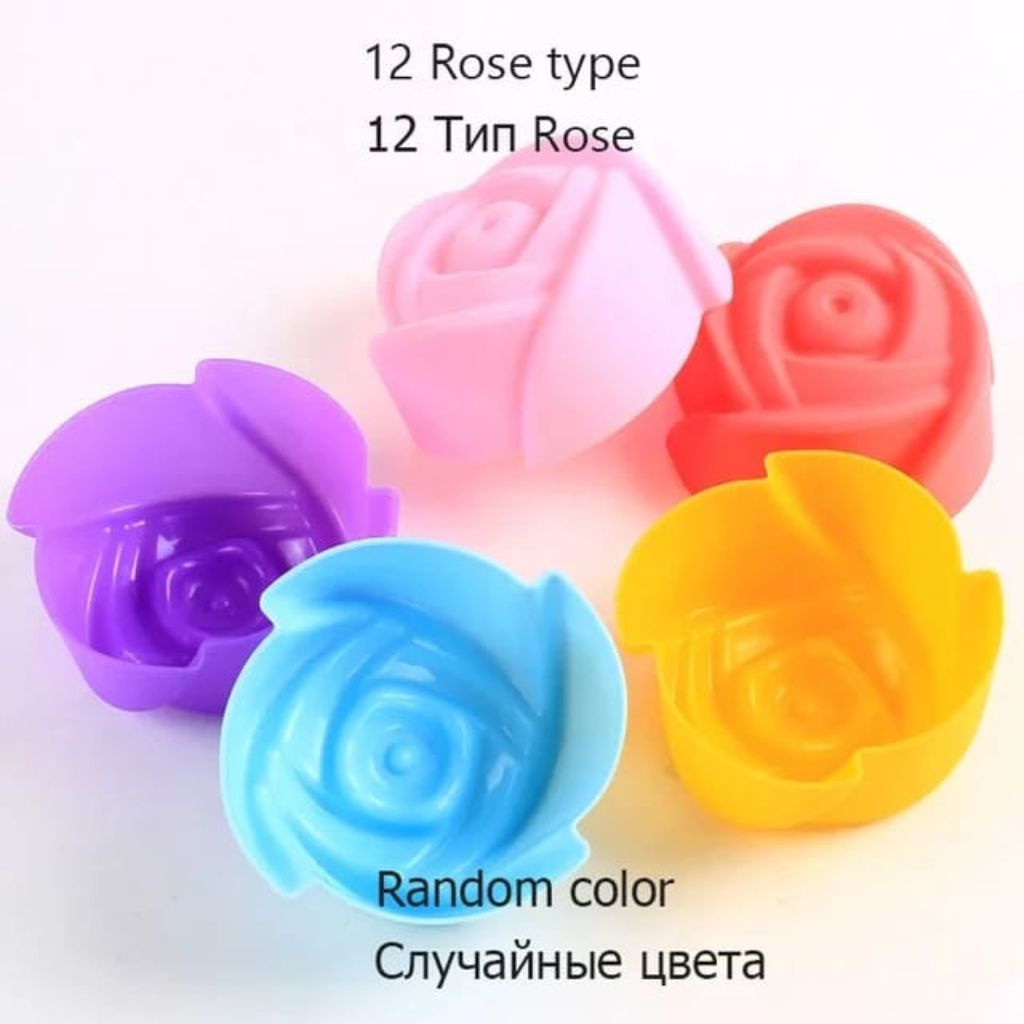 6pc Silicone Baking Moulds