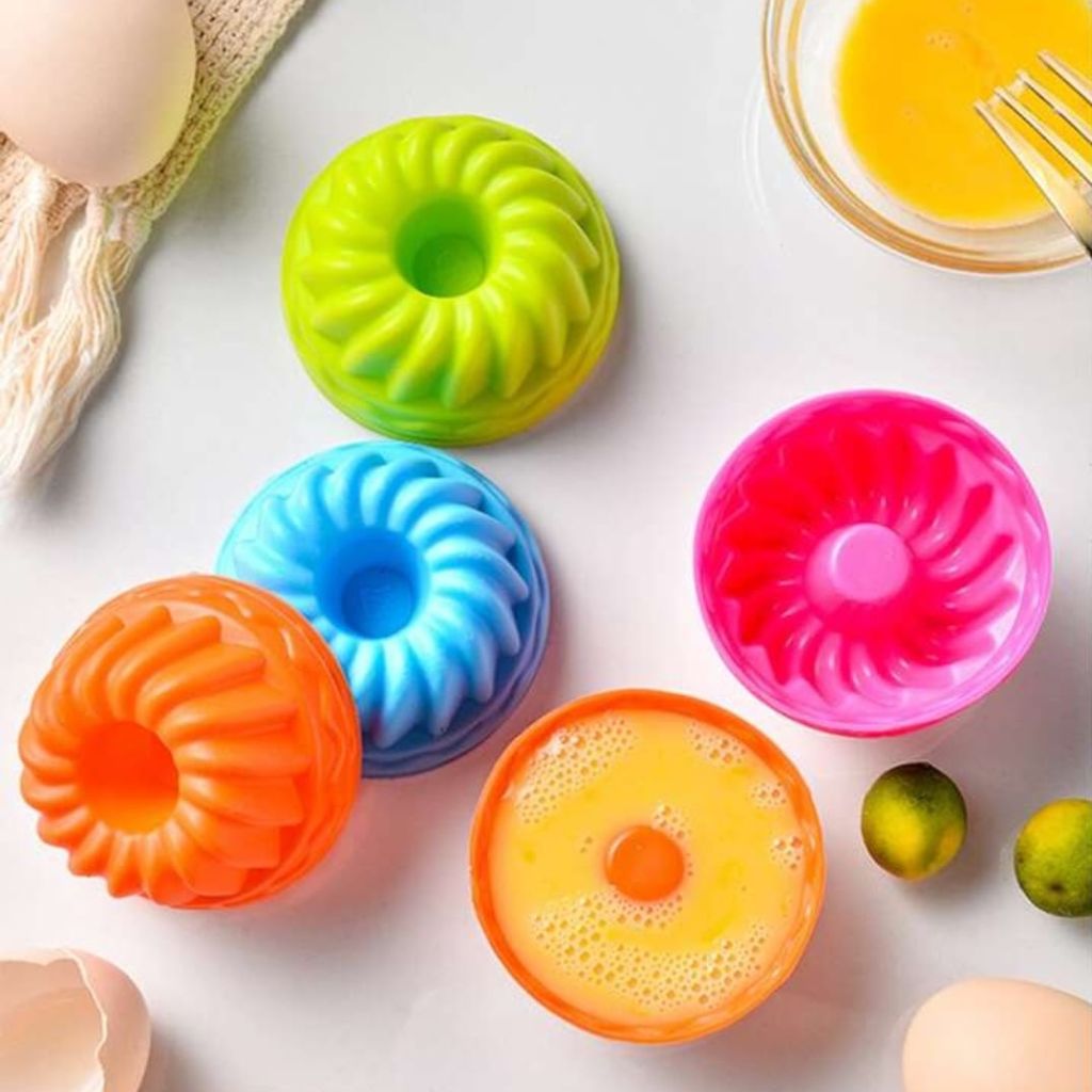 6pc Silicone Baking Moulds
