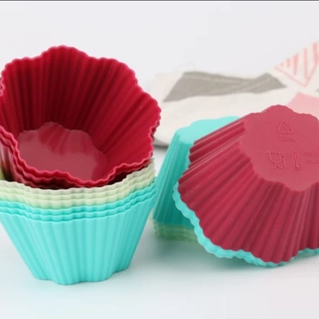 6pc Silicone Baking Moulds