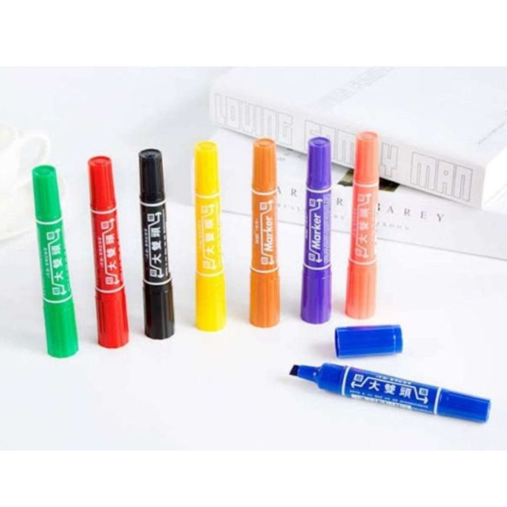 8pc Double Sided Markers