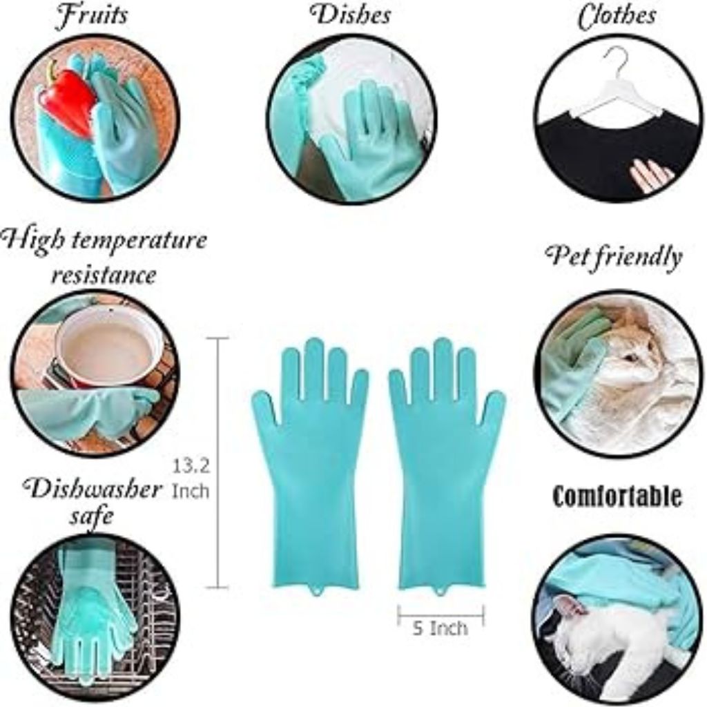 Silicone Wash Gloves