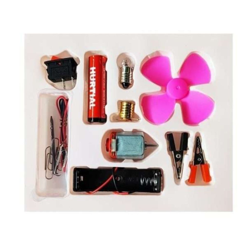 Kids scientific motor and fan kit