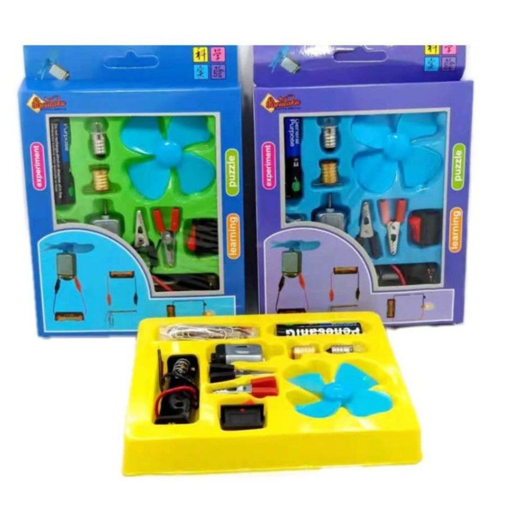 Kids scientific motor and fan kit