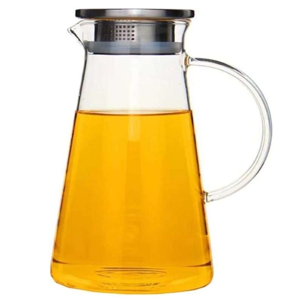 Transparent Teapot with Gold Handle- 1.5l